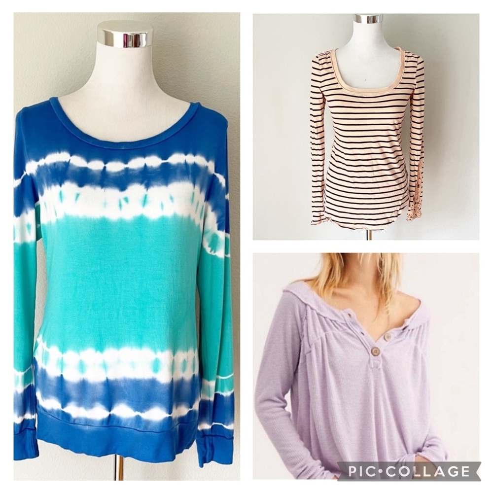 Bundle of 3 PL Movement, Free People, We The Free, Zara Tops Size S